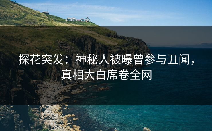 探花突发：神秘人被曝曾参与丑闻，真相大白席卷全网