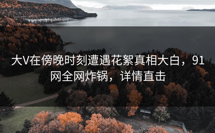大V在傍晚时刻遭遇花絮真相大白，91网全网炸锅，详情直击